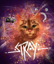 Stray Custom Digital Cat Portrait Video Game Fan Art