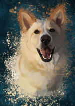 - Kobe - Custom Commission Digital Dog Portrait