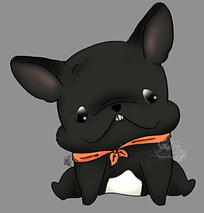 - Mango Cartoon - Custom Commission Digital Dog Portrait