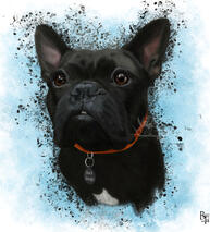 - Mango - Custom Commission Digital Dog Portrait