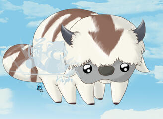 - Appa Flying Bison - Avatar the Last Air Bender Fan Art