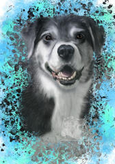 - Buster - Custom Commission Digital Dog Portrait